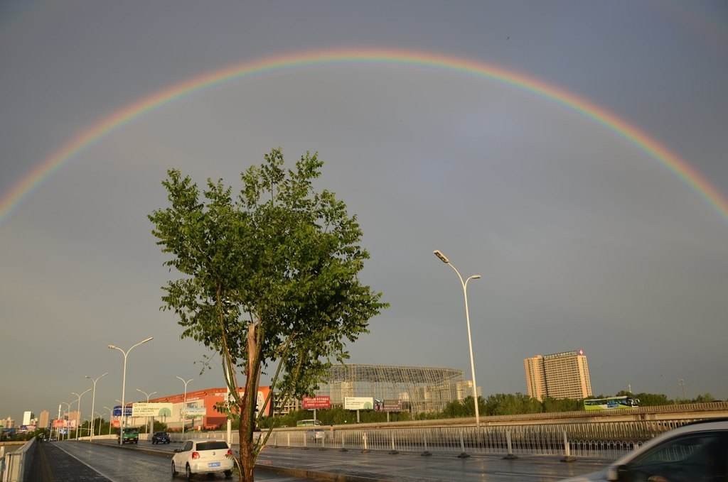 真正的彩虹图片