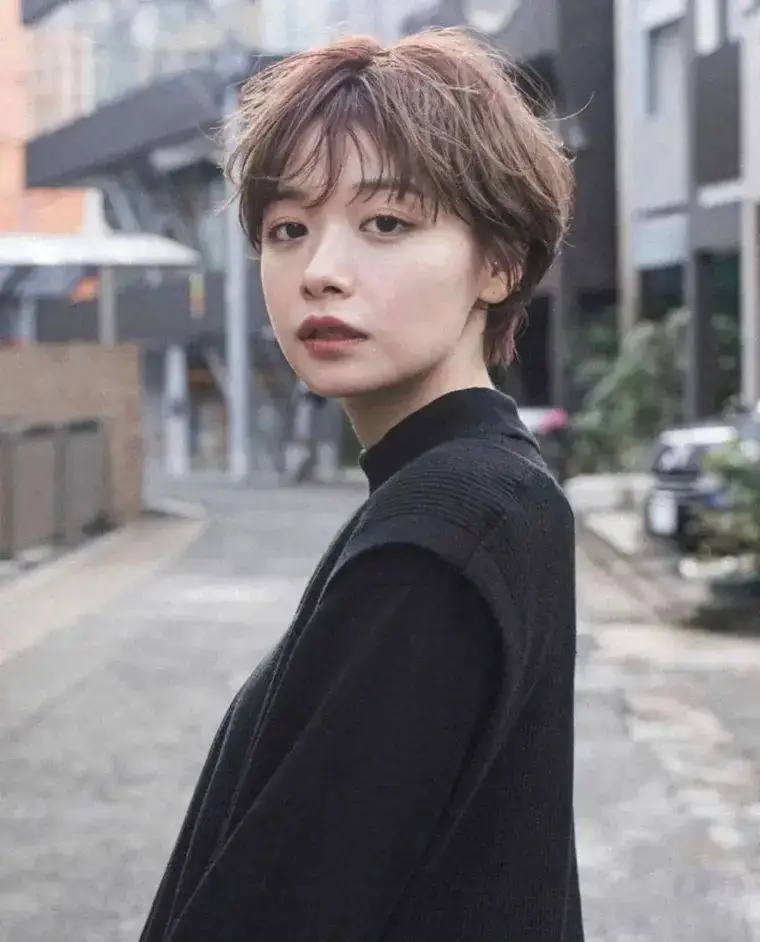 文艺风短发发型 轻松打造日系小清新风格_中性_女生_的设计