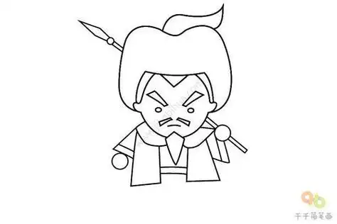 林冲简笔画林冲简笔画有颜色