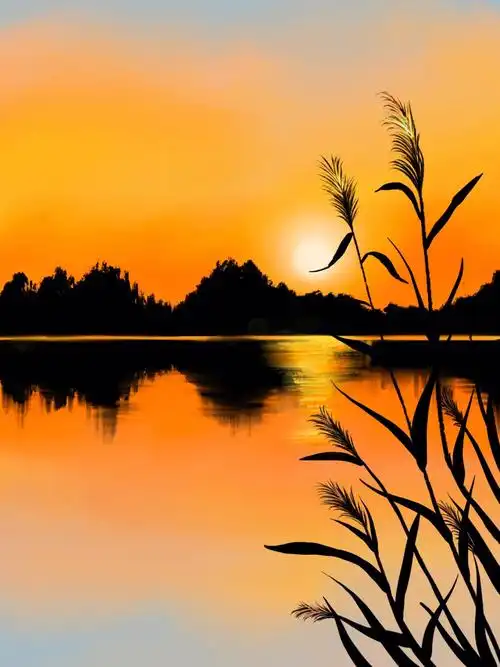 风景插画丨将照片变成画48丨附过程图