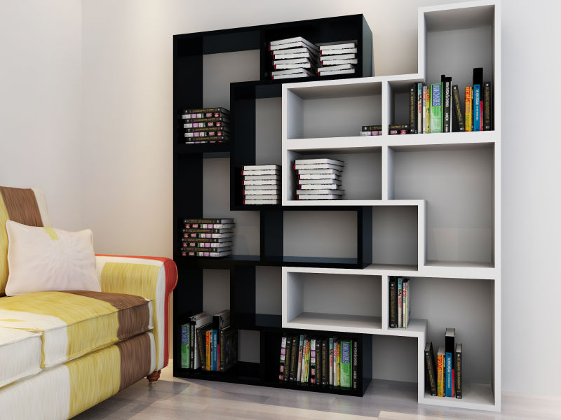 劳尔卡斯书柜图片 开放式书柜图片