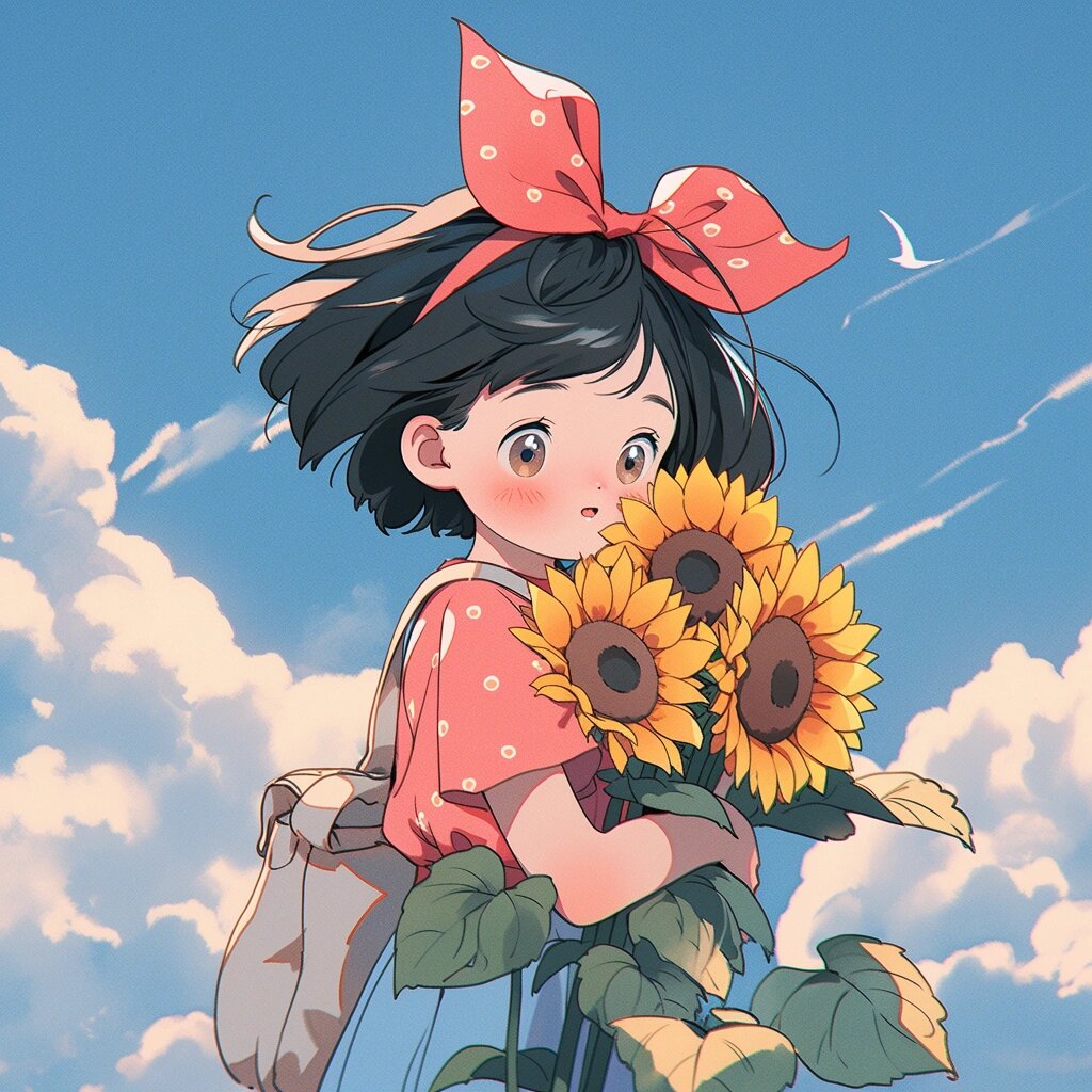 向日葵女生头像