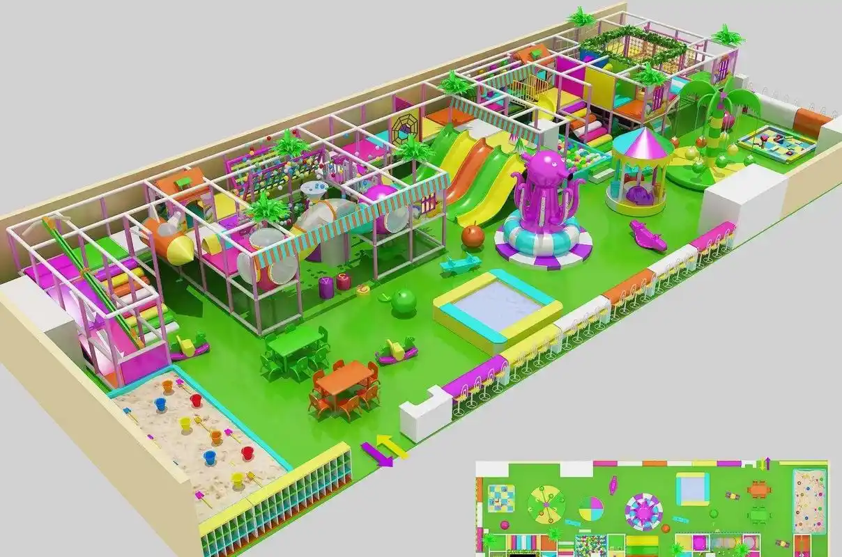 儿童乐园里的游乐设备有很多种,以 - 抖音