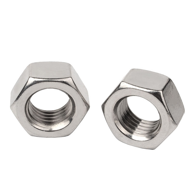 不锈钢六角螺母螺帽m12m14m16m18m20m22m24m27m30m33m36m39m64螺母
