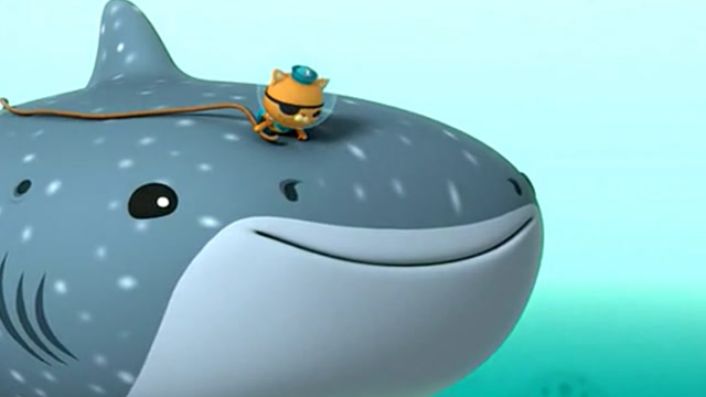 海底小纵队:巴克皮医生鲸鲨肚子里地震,呱唧鲸鲨背上翻滚