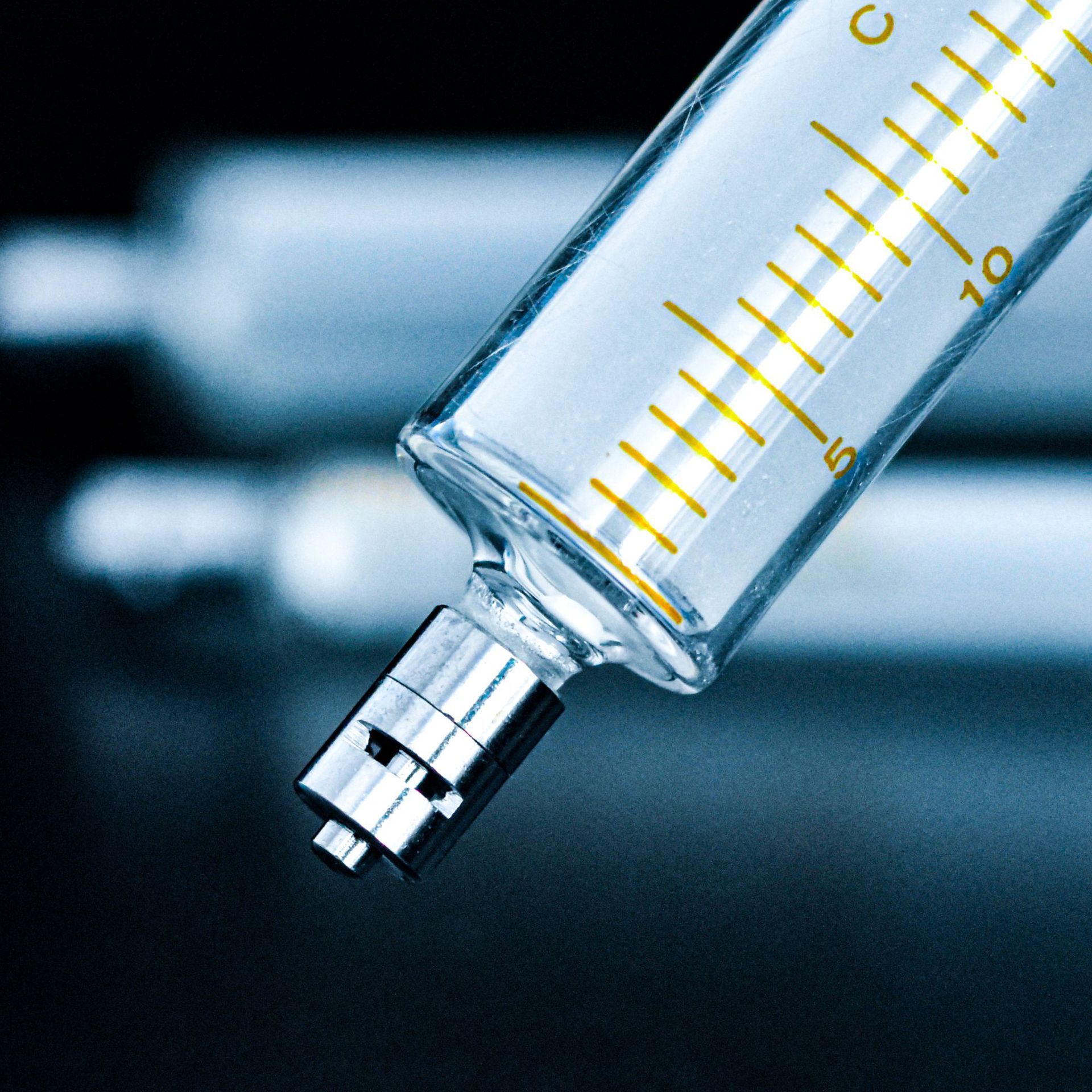 玻璃注射器鲁尔锁紧头玻璃注射器铜头注射器加厚全玻璃注射器