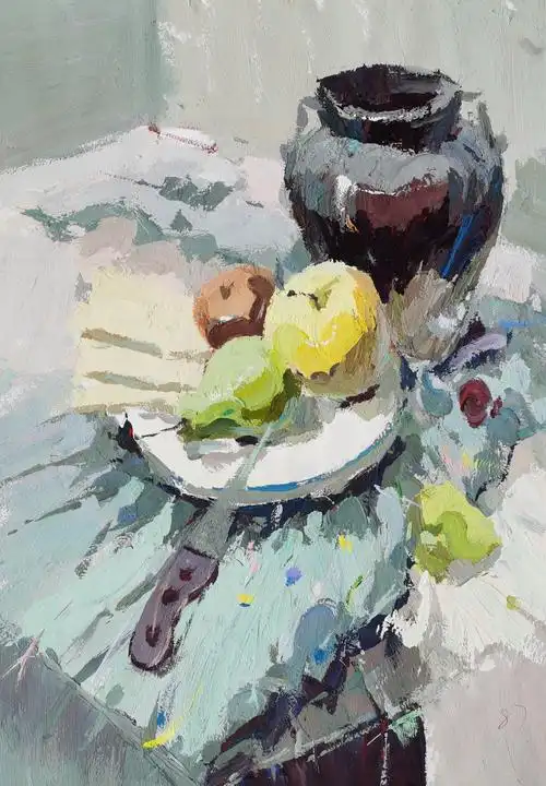 静待东风———18美术班水粉静物作业