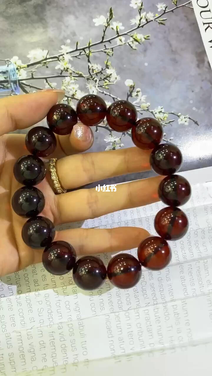 纯天然血珀手串