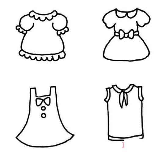 教程短裤短衣儿童简笔画儿童短袖衣服卡通简笔画短裤简笔画图片大全