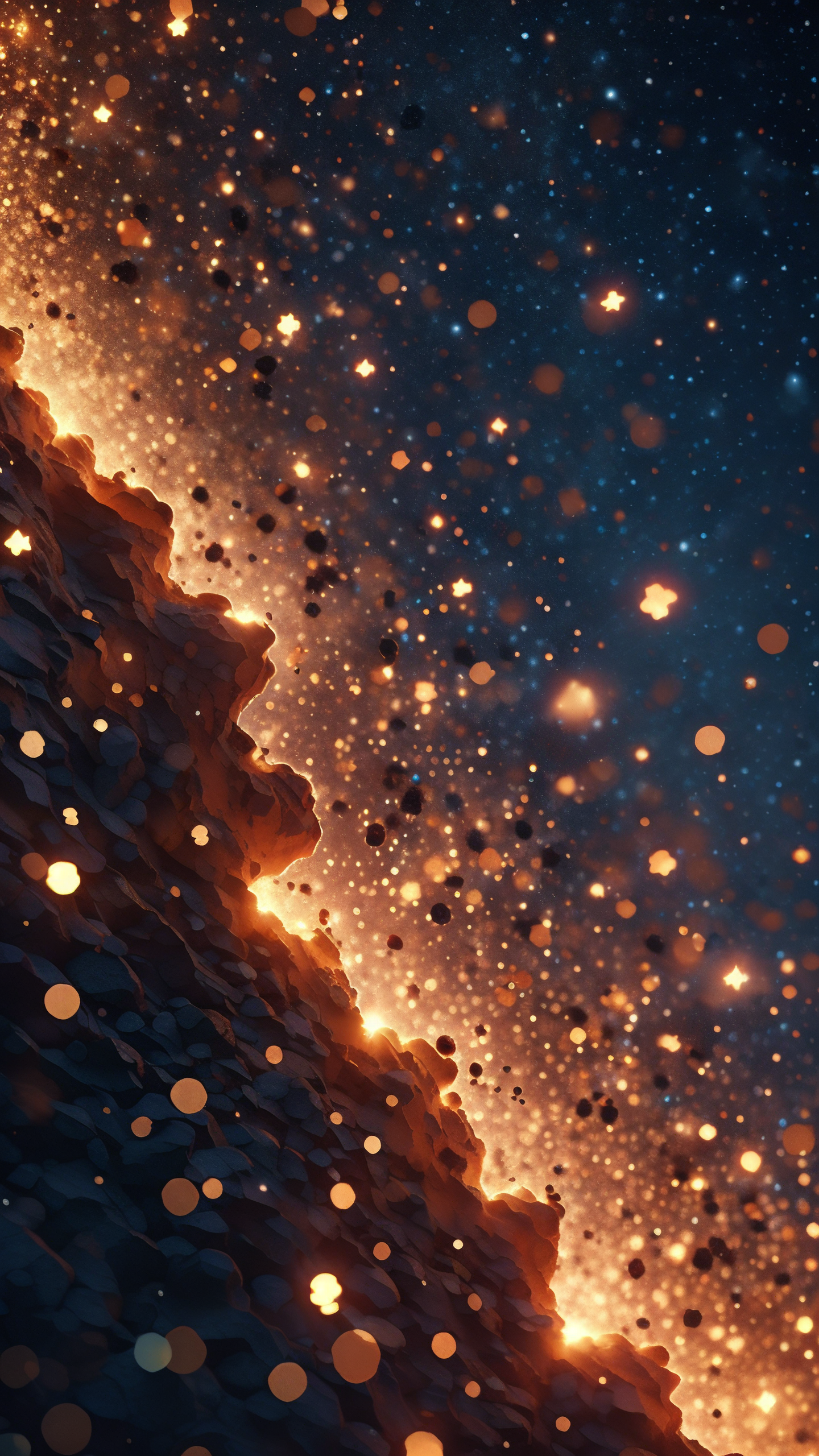 黑色星空壁纸90打造神秘梦幻的手机桌面