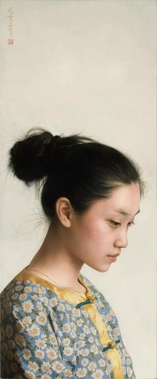 冷军老师的朋友画冷军画的也很超写实啊