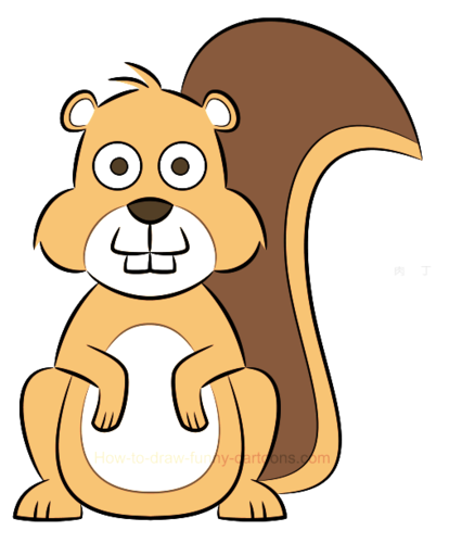 各种小动物的简笔画彩色简单作品