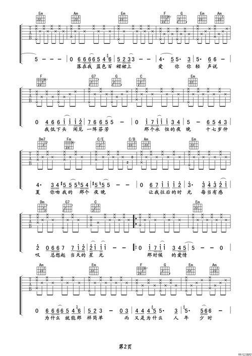 后来-刘若英(吉他谱_六线谱) 吉他谱