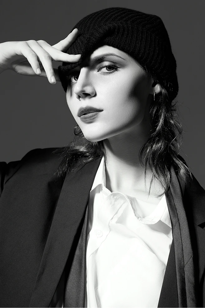 大片意境优雅高级色彩整容素材海报人物美容网红护肤性感小清新女模