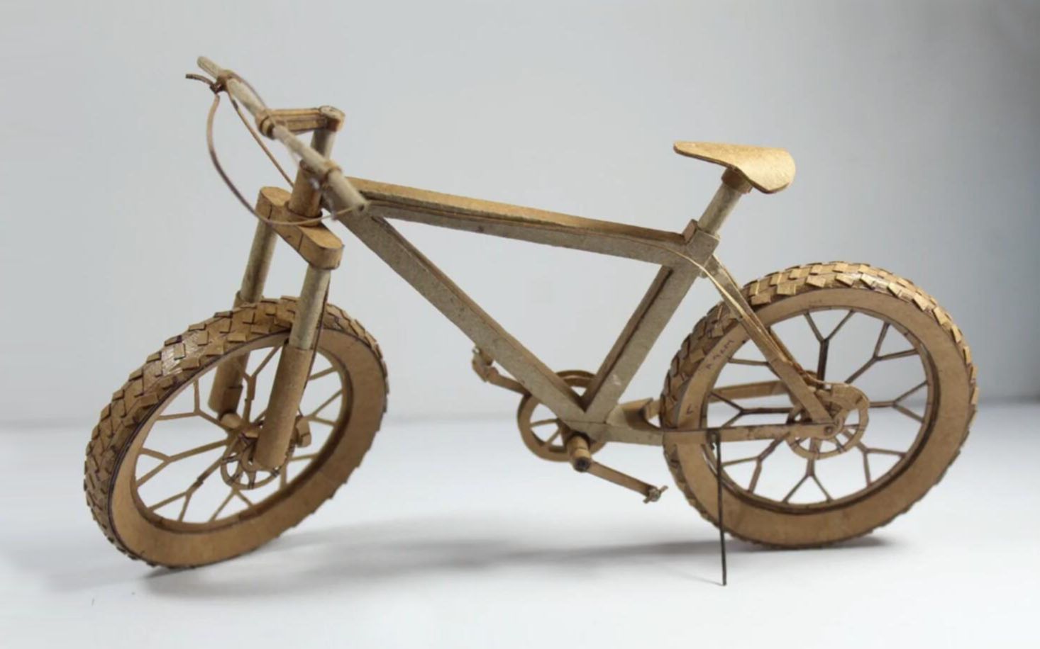 纸皮纸板diy | 自行车/单车 制作过程