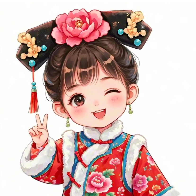 小格格欢笑间,时光静好如诗行.愿她的每一天都充满阳光与希望. #头像