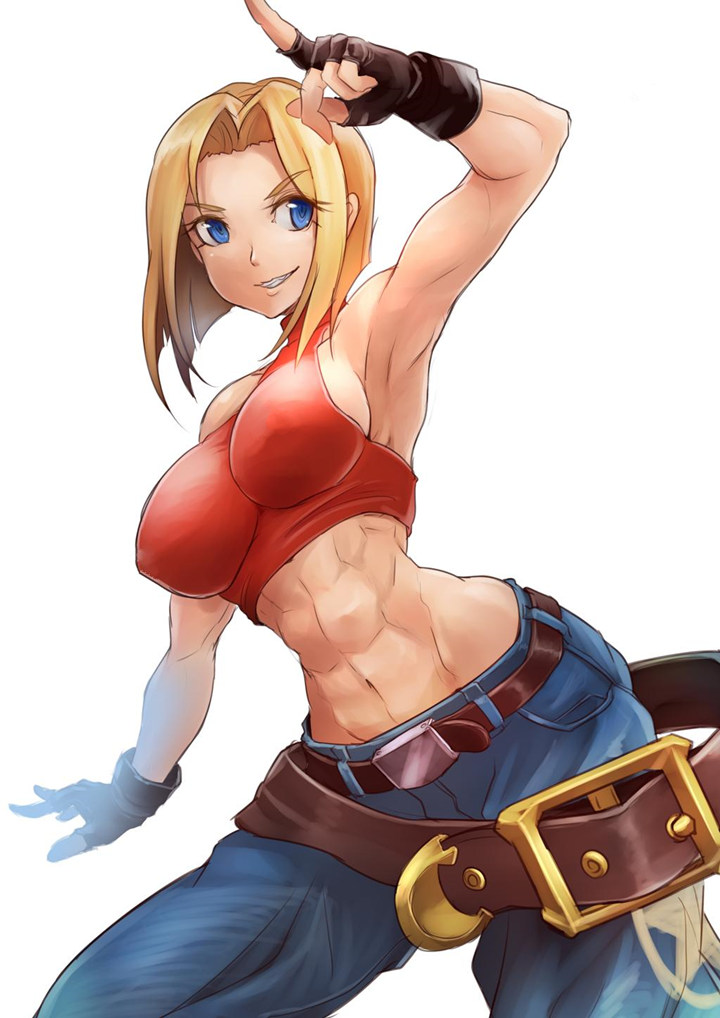 9个动画肌肉女从女绿巨人到哪吒力量与美貌并存