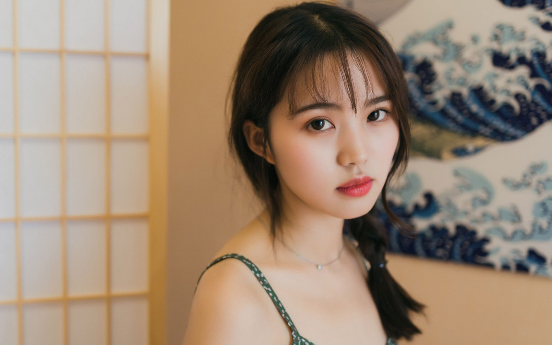 日系美女性感诱人私房图片桌面壁纸