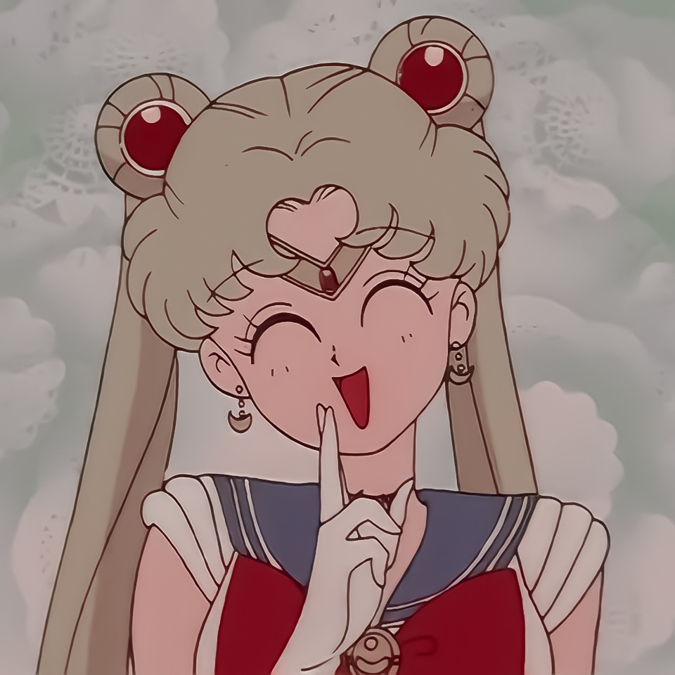 「第17期」动漫女头:美少女战士 月野兔无水印女生头像