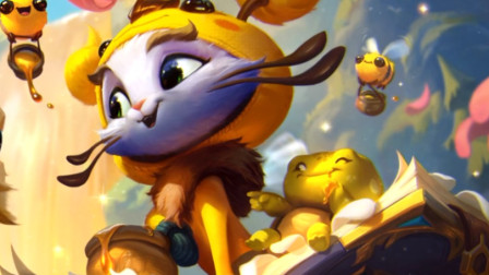 lol英雄联盟 新皮肤萌系小蜜蜂魔法猫咪特效