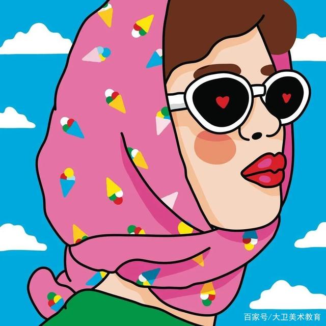 她4岁画画10岁立志做插画师她笔下小眼睛美女太好看了