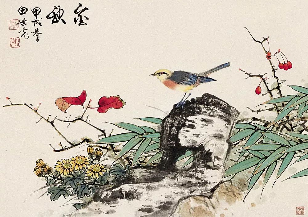 田世光花鸟画作品欣赏