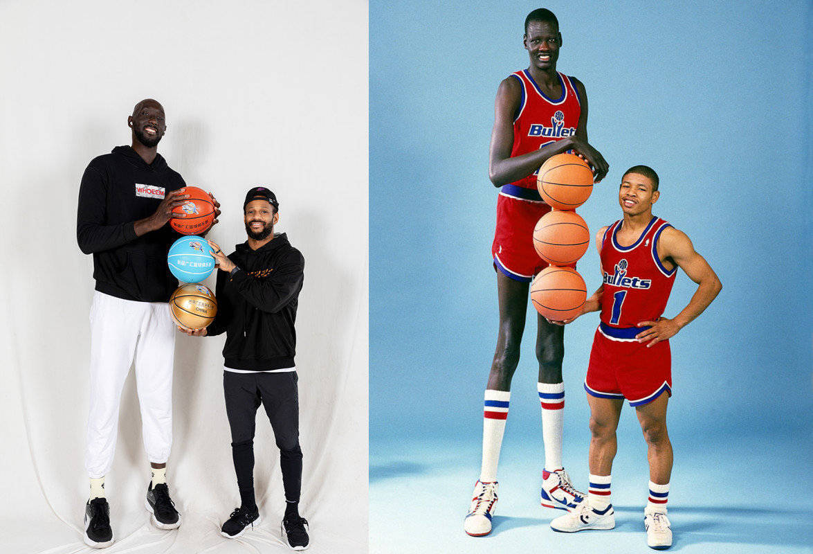 新疆外援法尔和杰克逊致敬nba经典照片_波尔_博格斯_身高