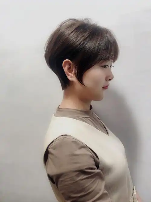 减龄韩式短发/挂耳短发减龄十岁的短发发型~可盐可甜换个发型等于换张