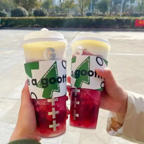 高颜值奶茶冬日里的车厘子