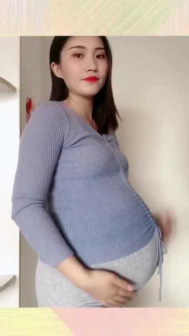 肚子最大的孕妇看到这肚子感觉是个双胞胎