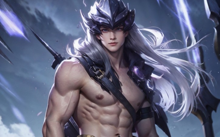 ai帅哥——王者荣耀去衣图 马超