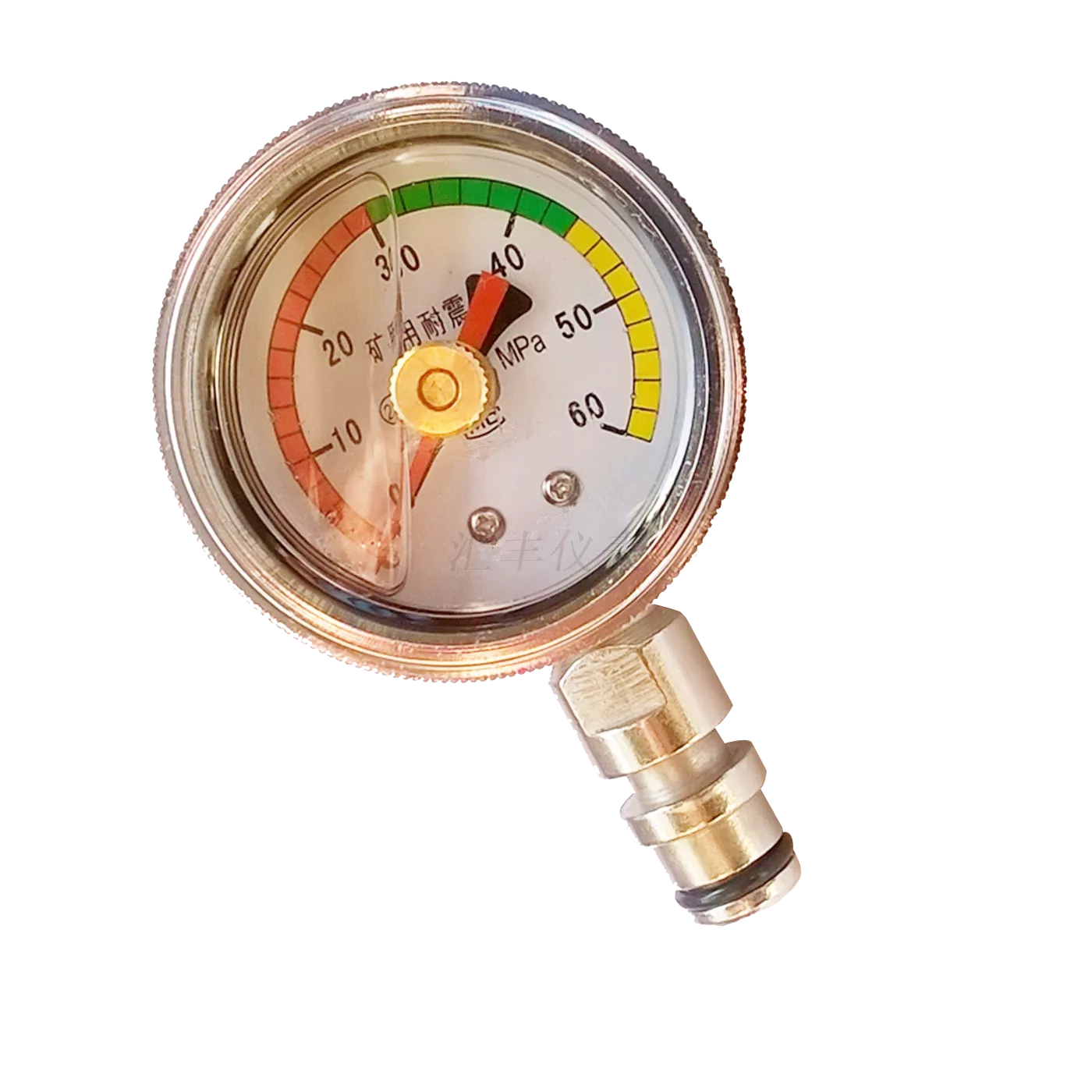 这个压力表为压缩空气气瓶压力表,可以和上图的压力表配合使用.