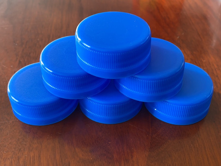 蓝色脉动口瓶盖