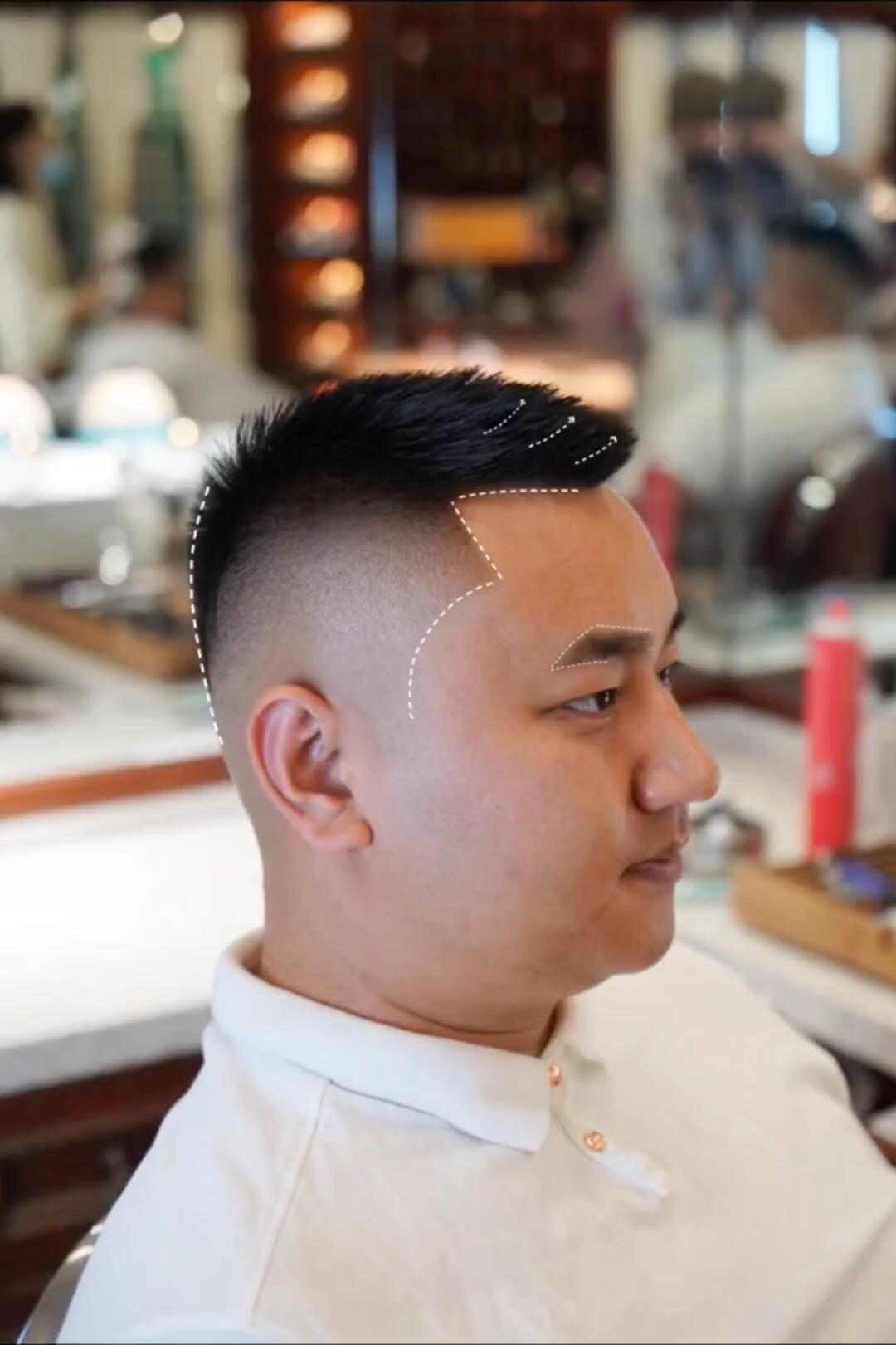 先生男士理发馆成成熟男人的发型