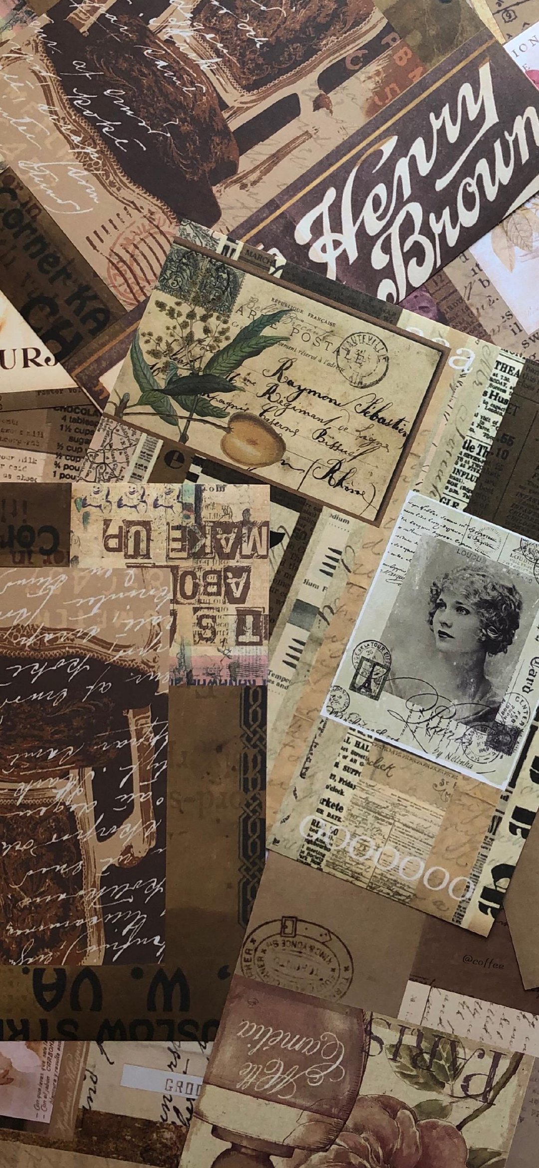 怀旧复古欧美风拼接高清手机壁纸