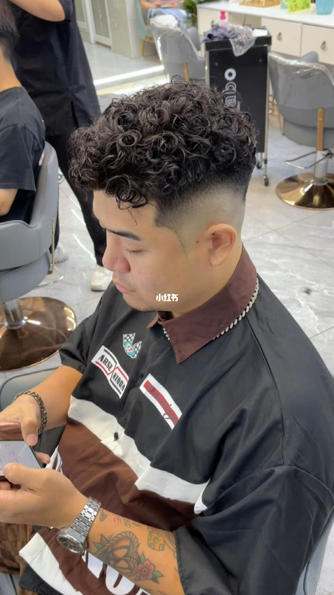 羊毛卷  #男士发型屋  #男士发型参考