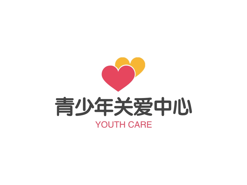 青少年关爱中心logo设计