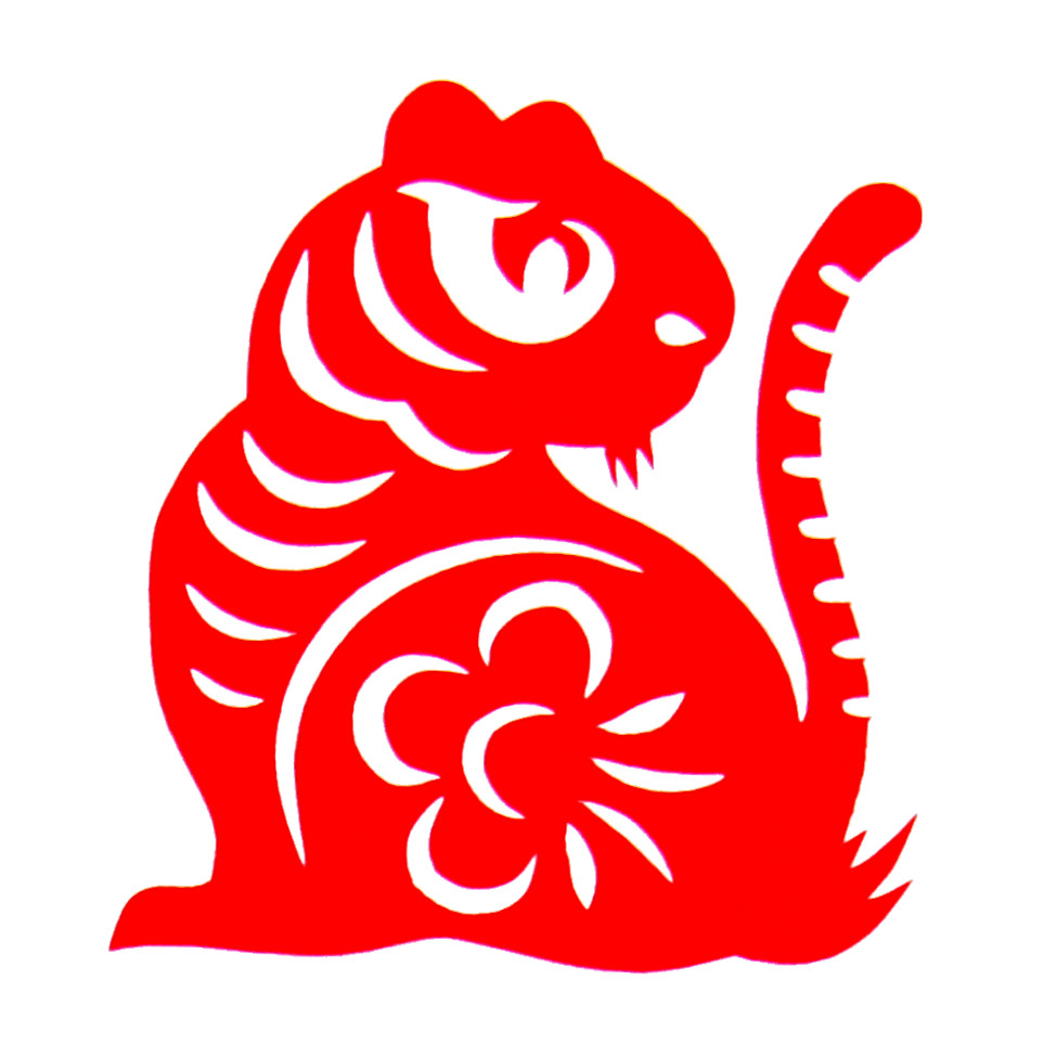 手工十二生肖剪纸牛虎龙蛇马羊猴鸡狗非遗文化双面剪纸