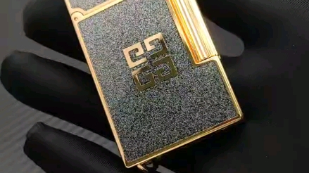 纪梵希g4300系列双火打火机(黑曜石金)