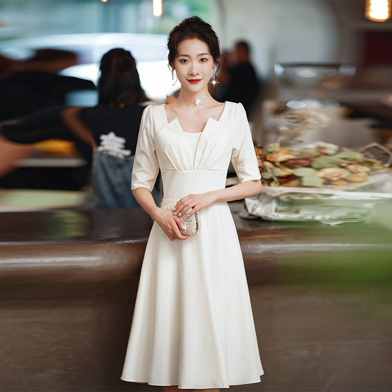 礼服裙女宴会气质参加婚礼