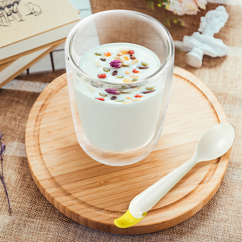 奶杯富光防摔玻璃杯牛奶儿童早餐家用泡冲奶粉玻璃杯