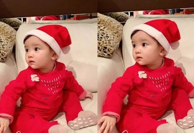 谢娜晒女儿照片,一个像爸爸一个像妈妈,女儿喜欢的东西是遗传