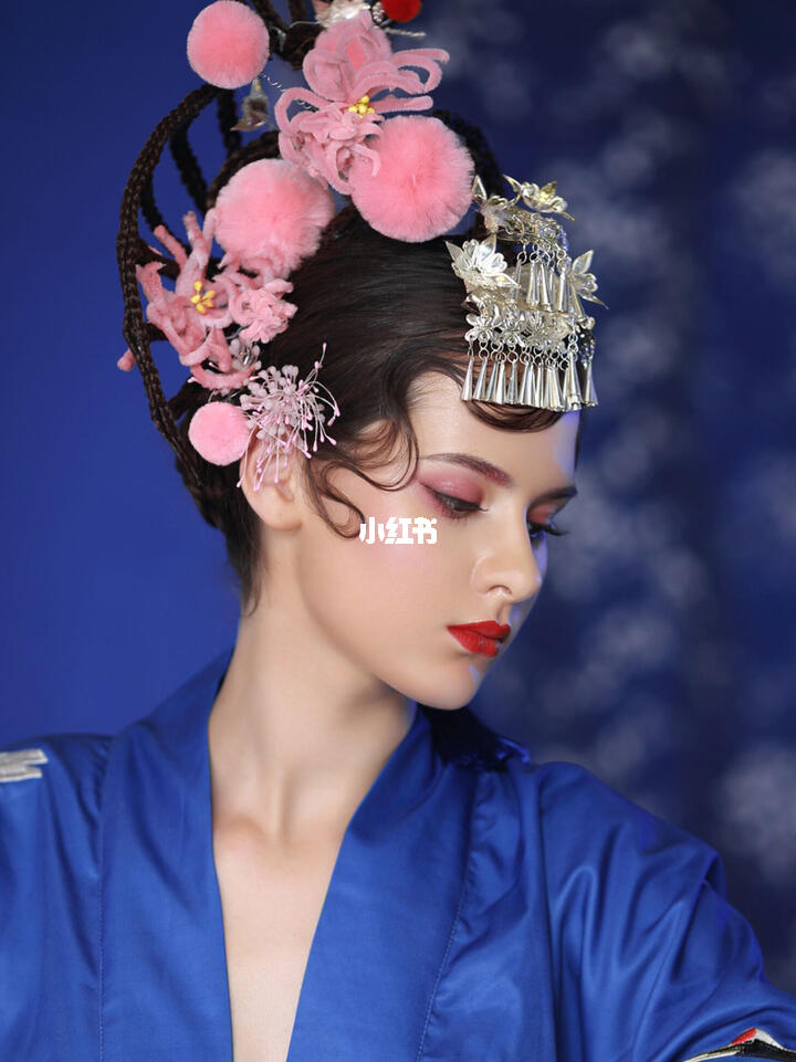 毛戈平化妆学校学员创意彩妆作品