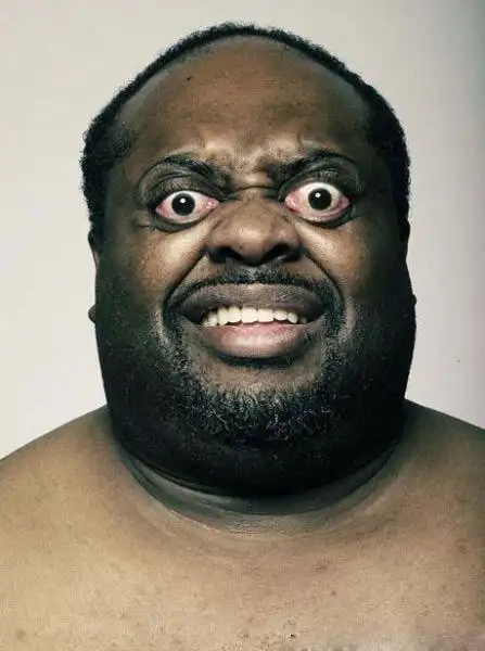 英国丑人模特超级搞笑表情