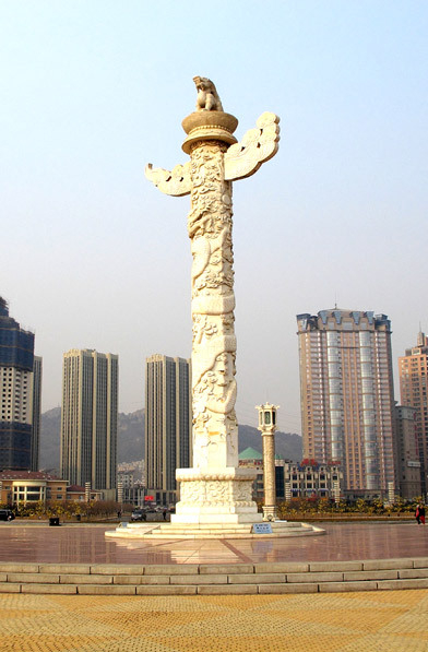 大连星海广场 华表