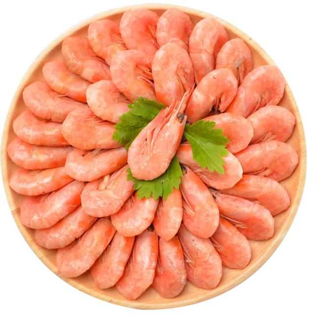 熟冻加拿大北极甜虾 400g袋装 50-60只 msc认证 虾类高清大图|实物图