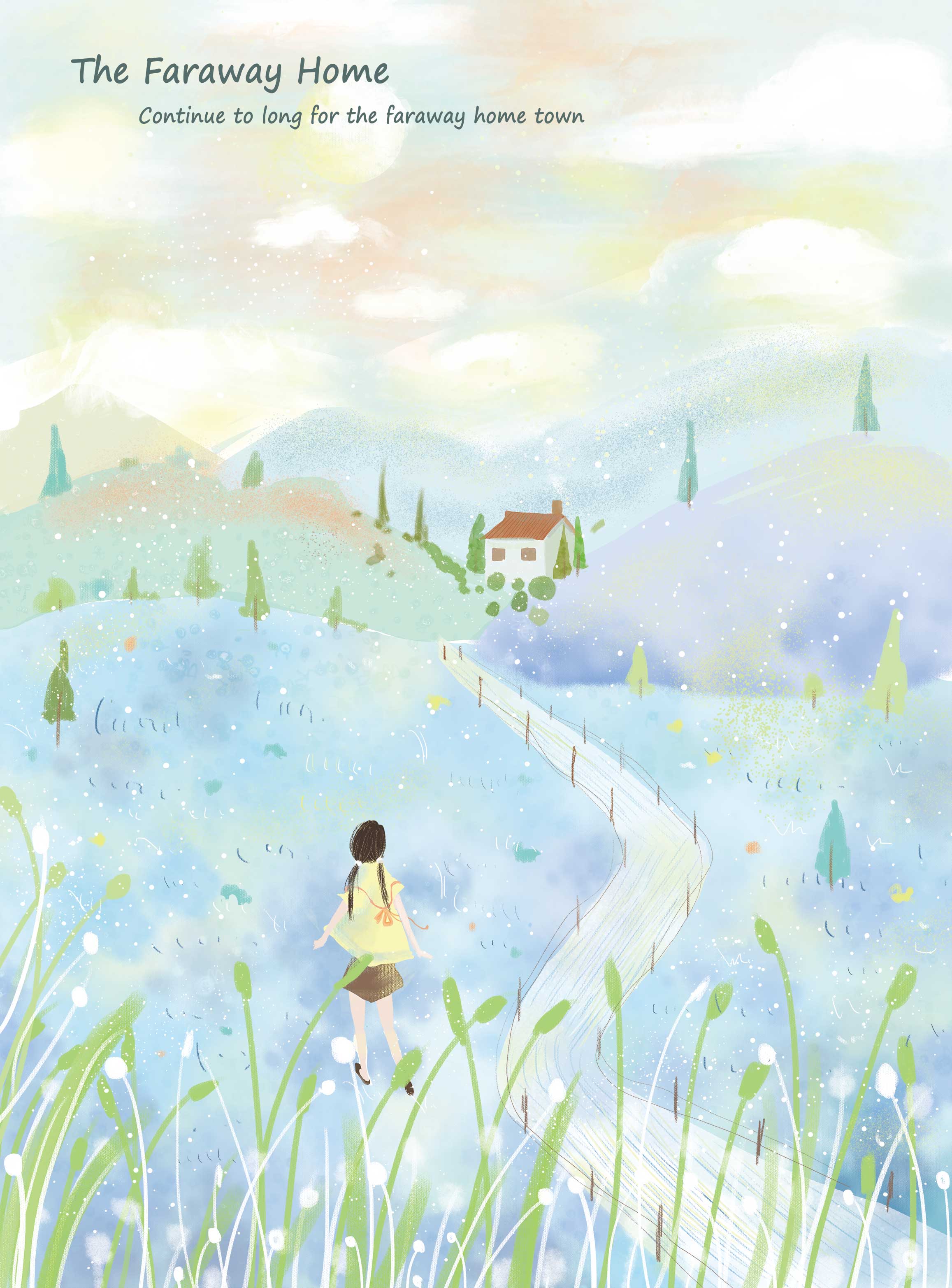 日系小清新文艺唯美梦幻手绘插画第18弹