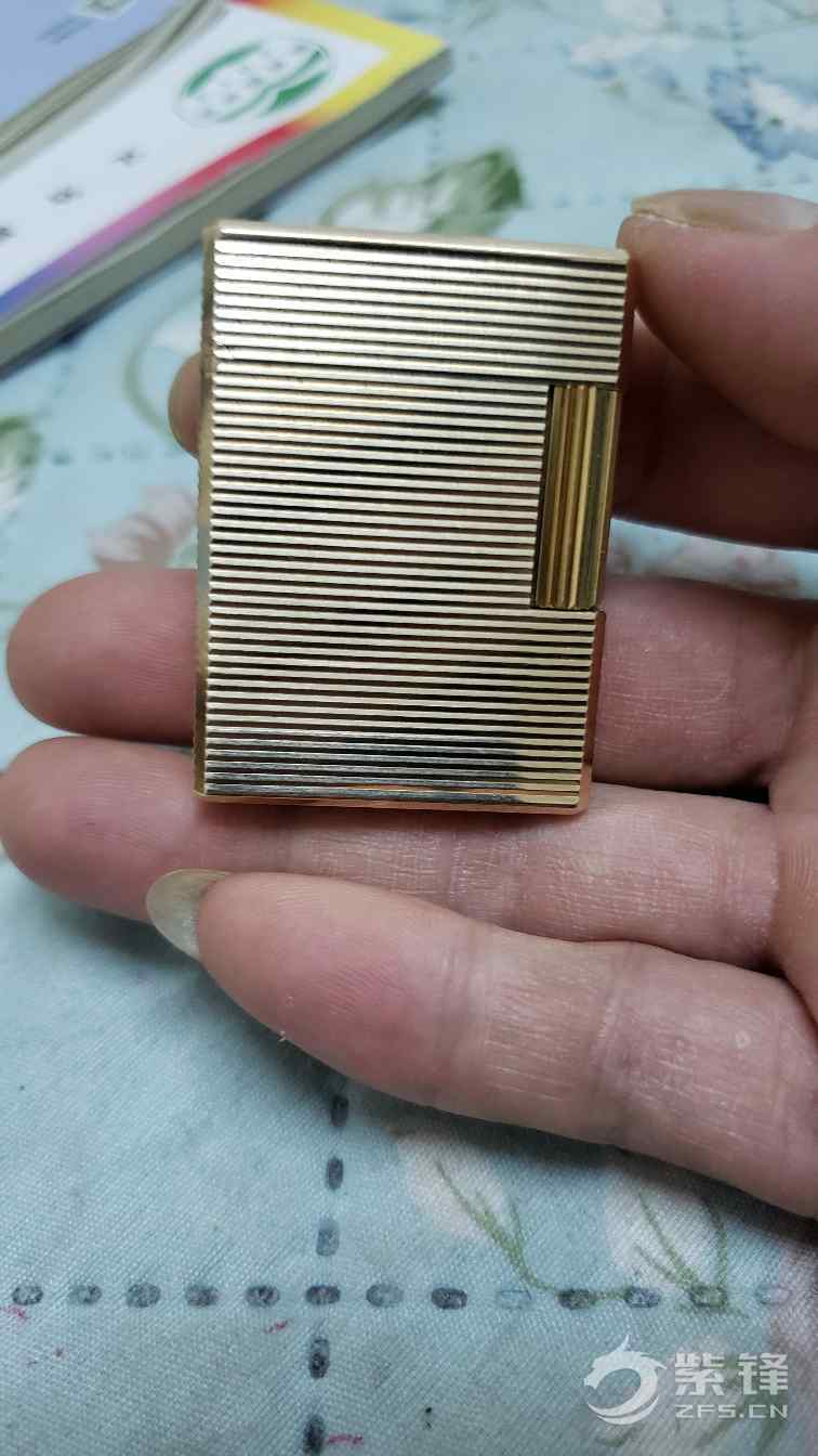 都彭l1小号横纹镀金气体机-气体机拍卖转让紫锋-zippo打火机爱好者