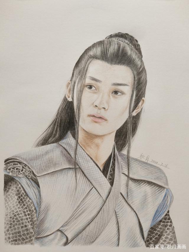 用彩铅,绘《陈情》:与世殊伦聂怀桑