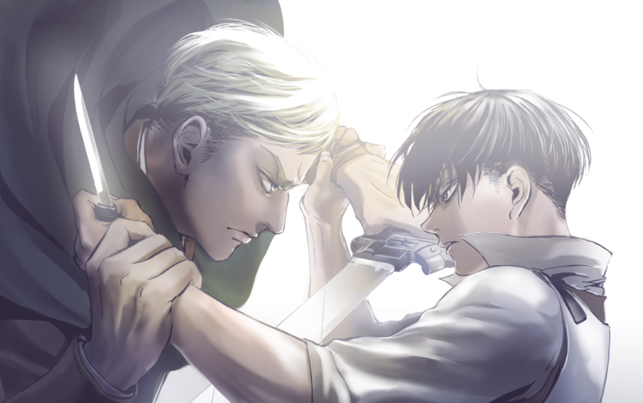 【团兵】【埃尔文x 利威尔】那是从来都没有后路的悬崖_哔哩哔哩_bili